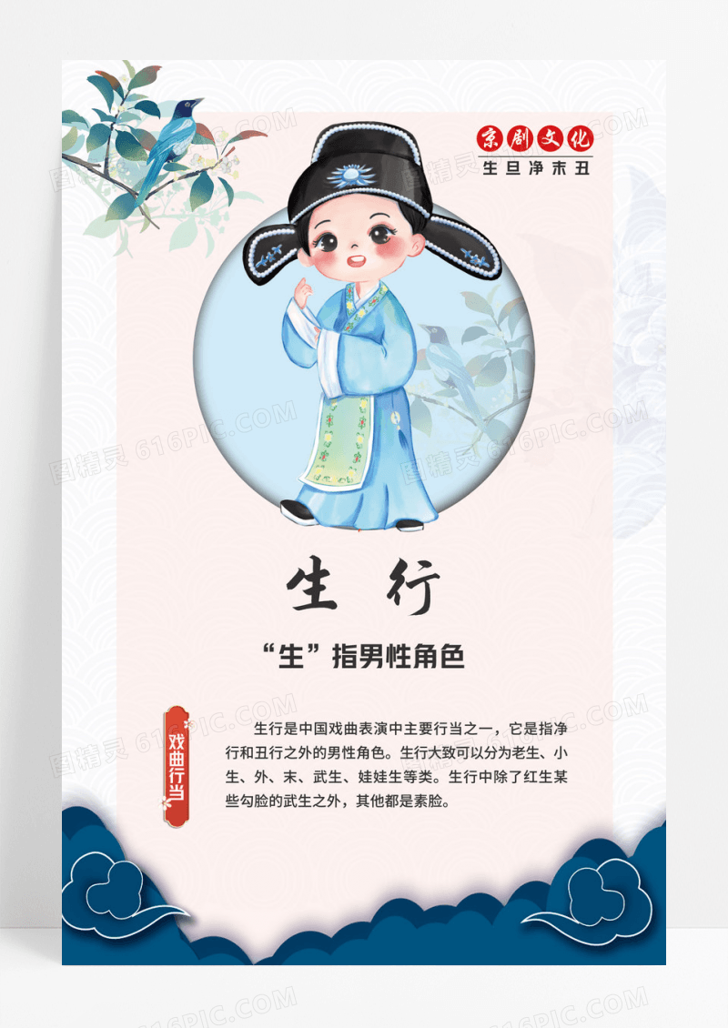 古风京剧戏曲生旦净末丑组图