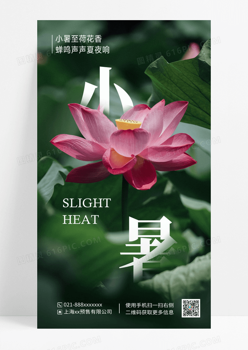 小暑节气海报
