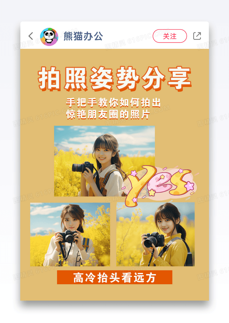 春天拍照攻略小红书封面图片