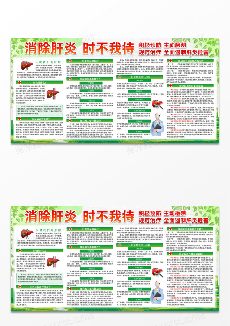 简约风远离脂肪肝牢记肝货脂肪肝预防健康宣传展板