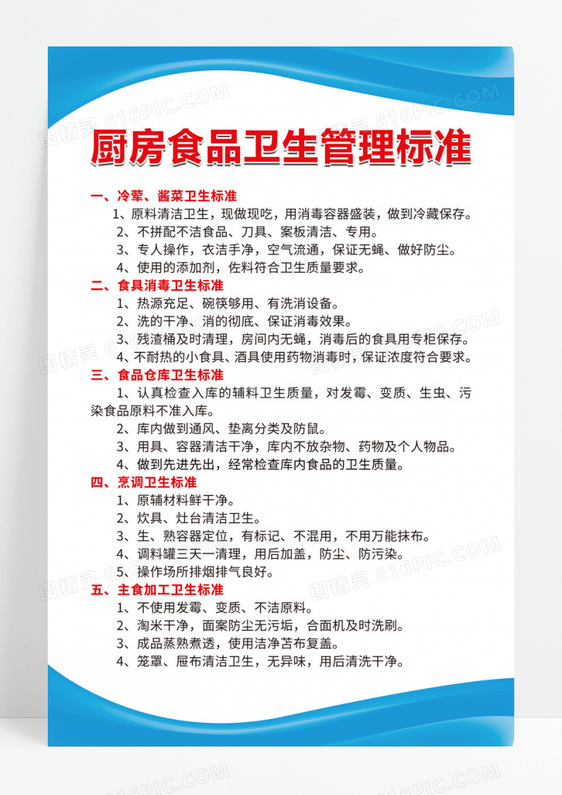 厨房管理制度厨房员工个人卫生制度工作规定模板设计厨房制度