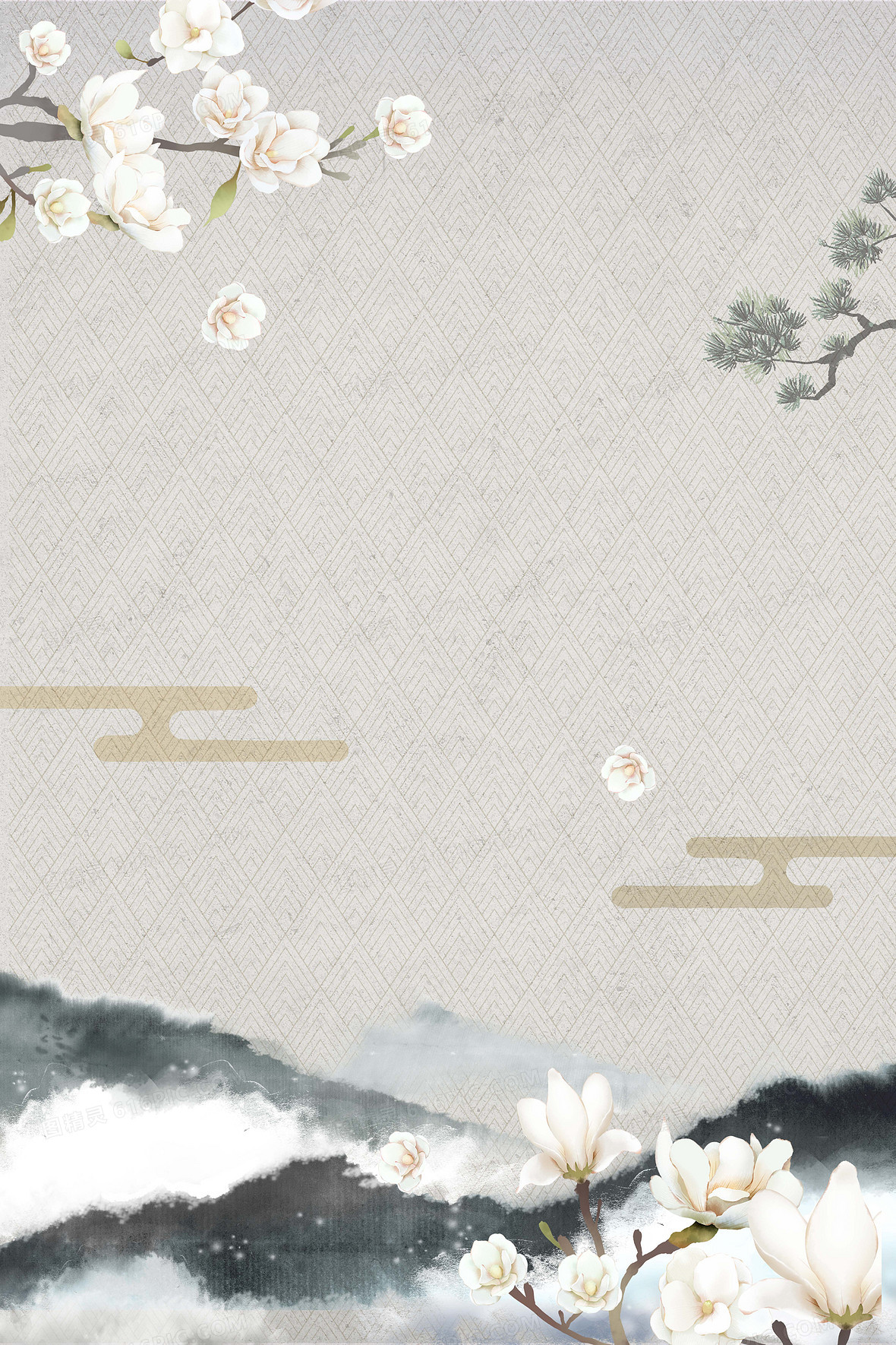 中式水墨背景
