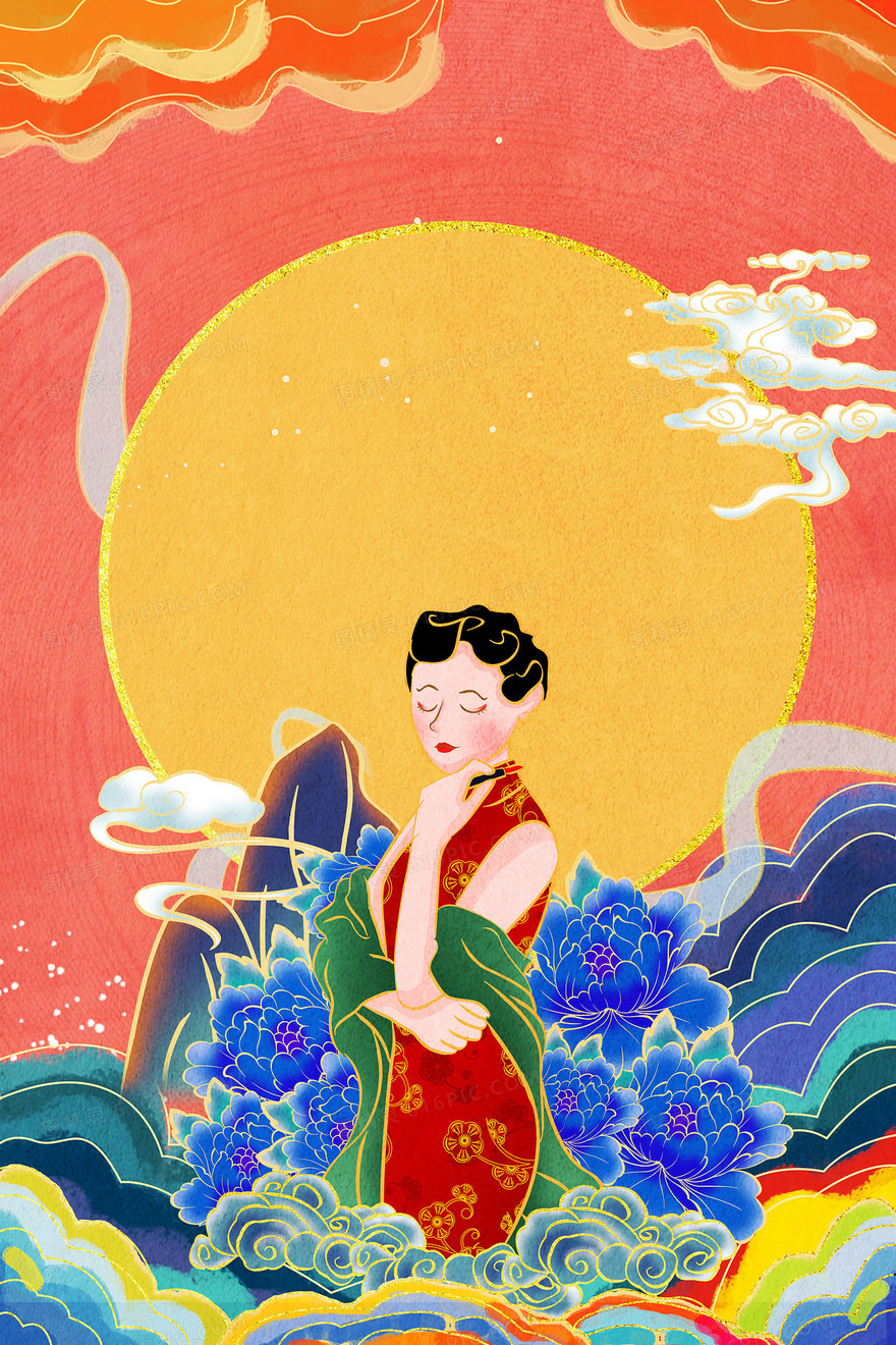 国潮中国风背景