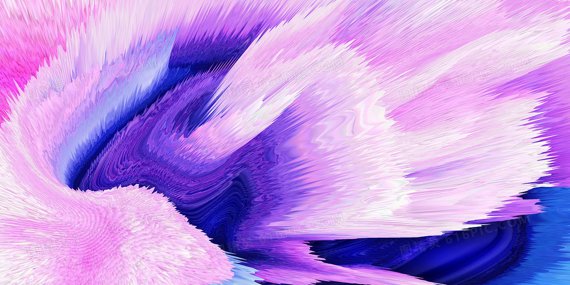 抽象扭曲小清新3D质感背景