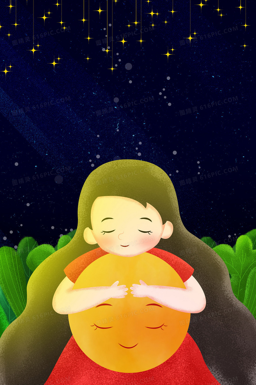 睡眠日之女孩睡眠背景