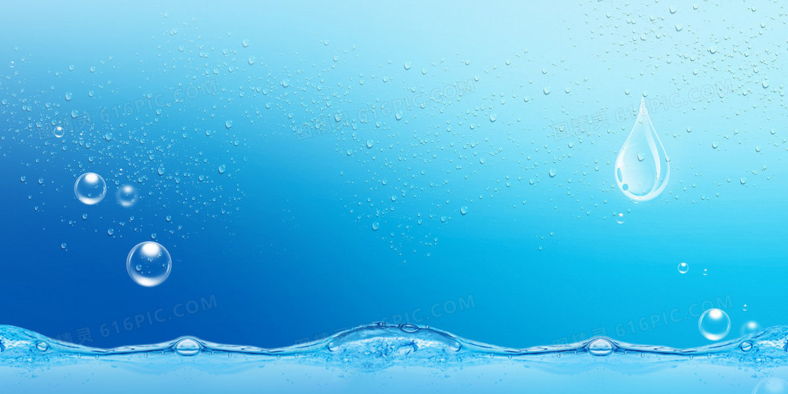 世界水日节约水资源水滴背景