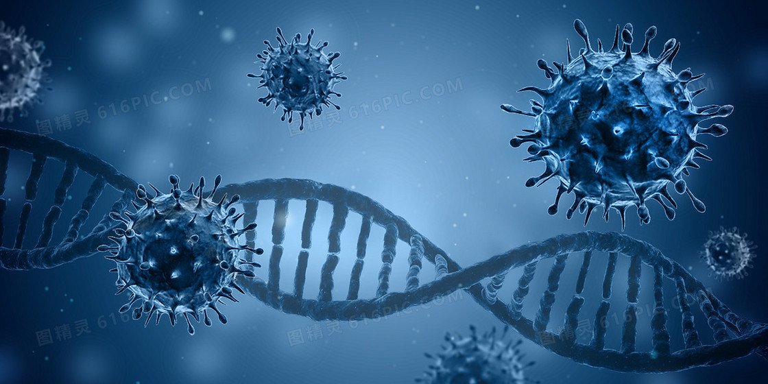 DNA病毒医疗医学科技背景