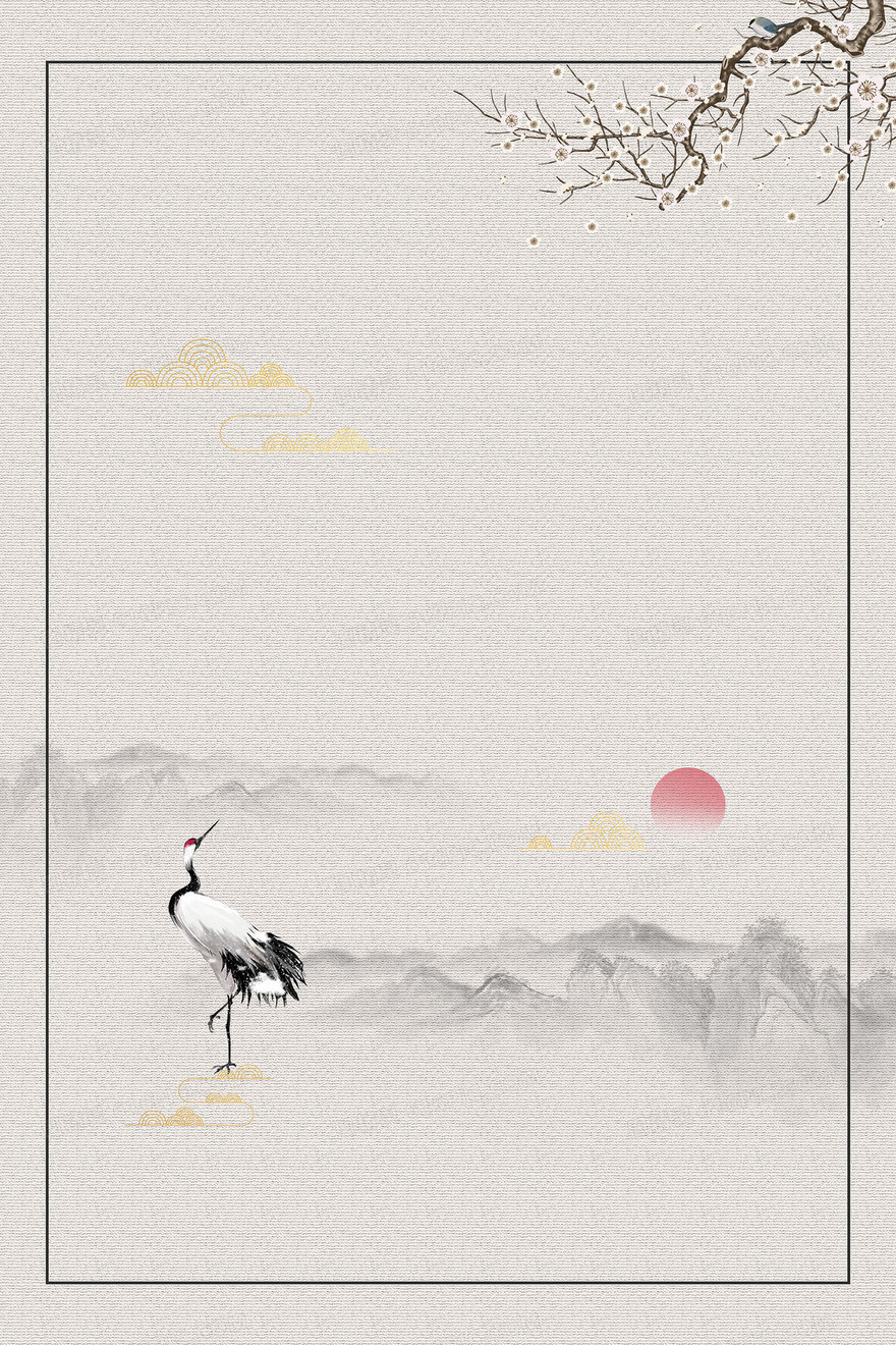 简约复古中国风背景
