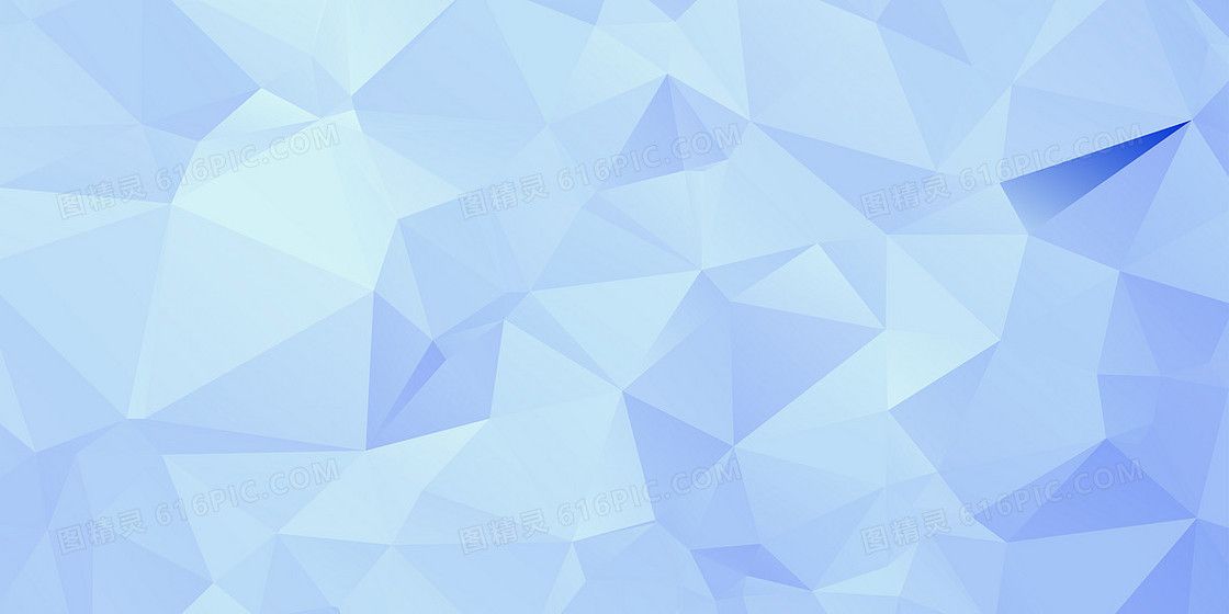 蓝色简约几何形状渐变背景