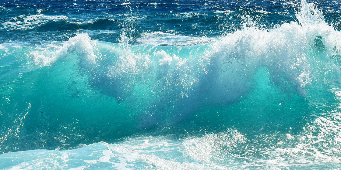 海浪波涛摄影水花背景