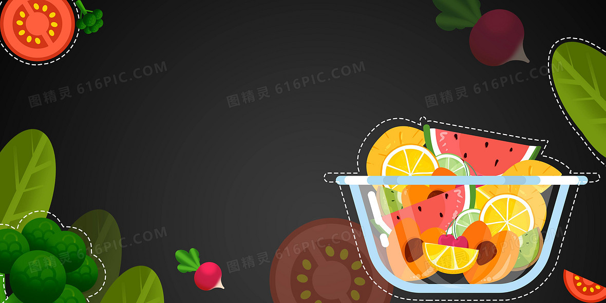 图精灵 背景图库 海报banner > 商务水果简餐轻食生活背景 分享者