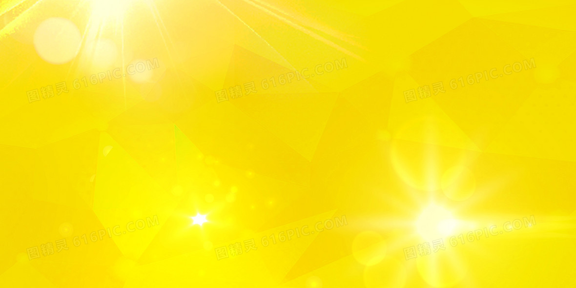黄色几何晶格光效纯色纹理背景