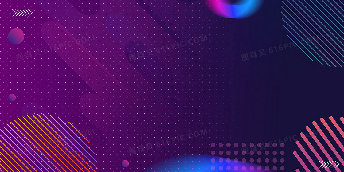 深色简约几何渐变背景