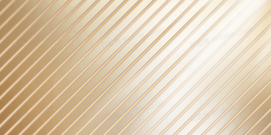 金色简约条纹边框背景