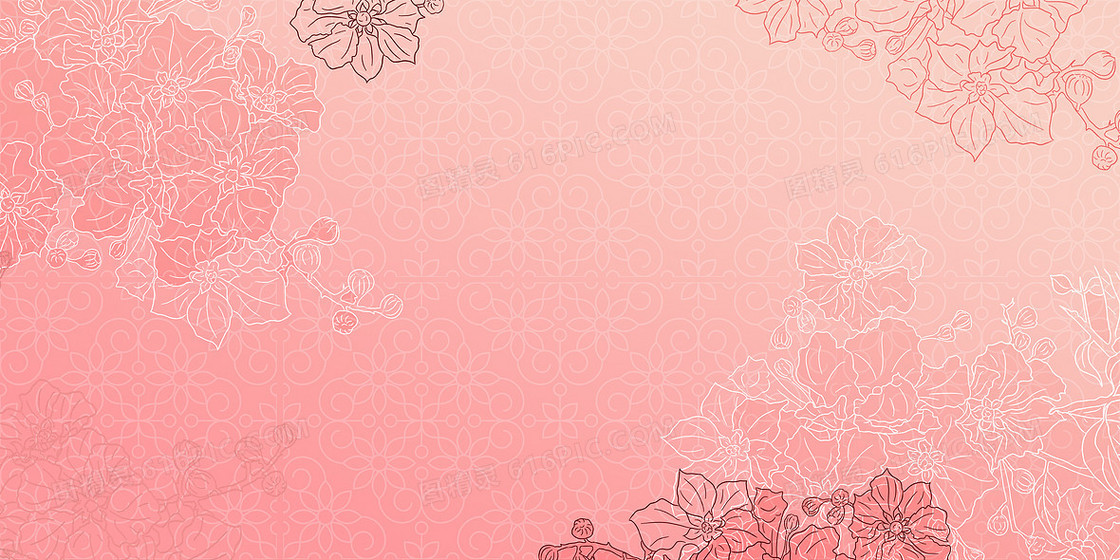 唯美粉色花朵纹理背景
