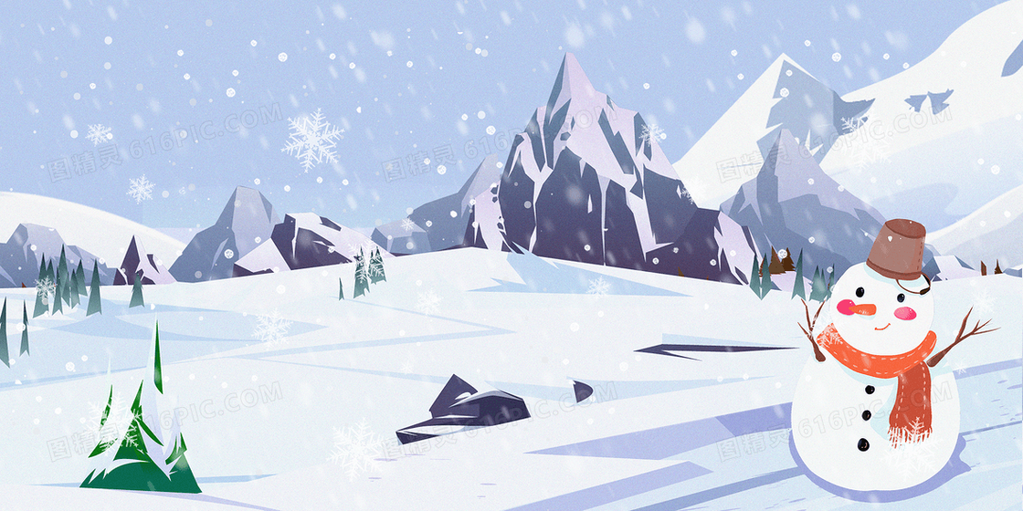 二十四节气大雪背景
