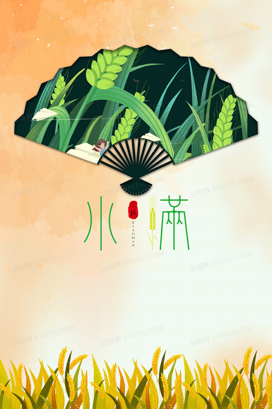 小满二十四节气背景