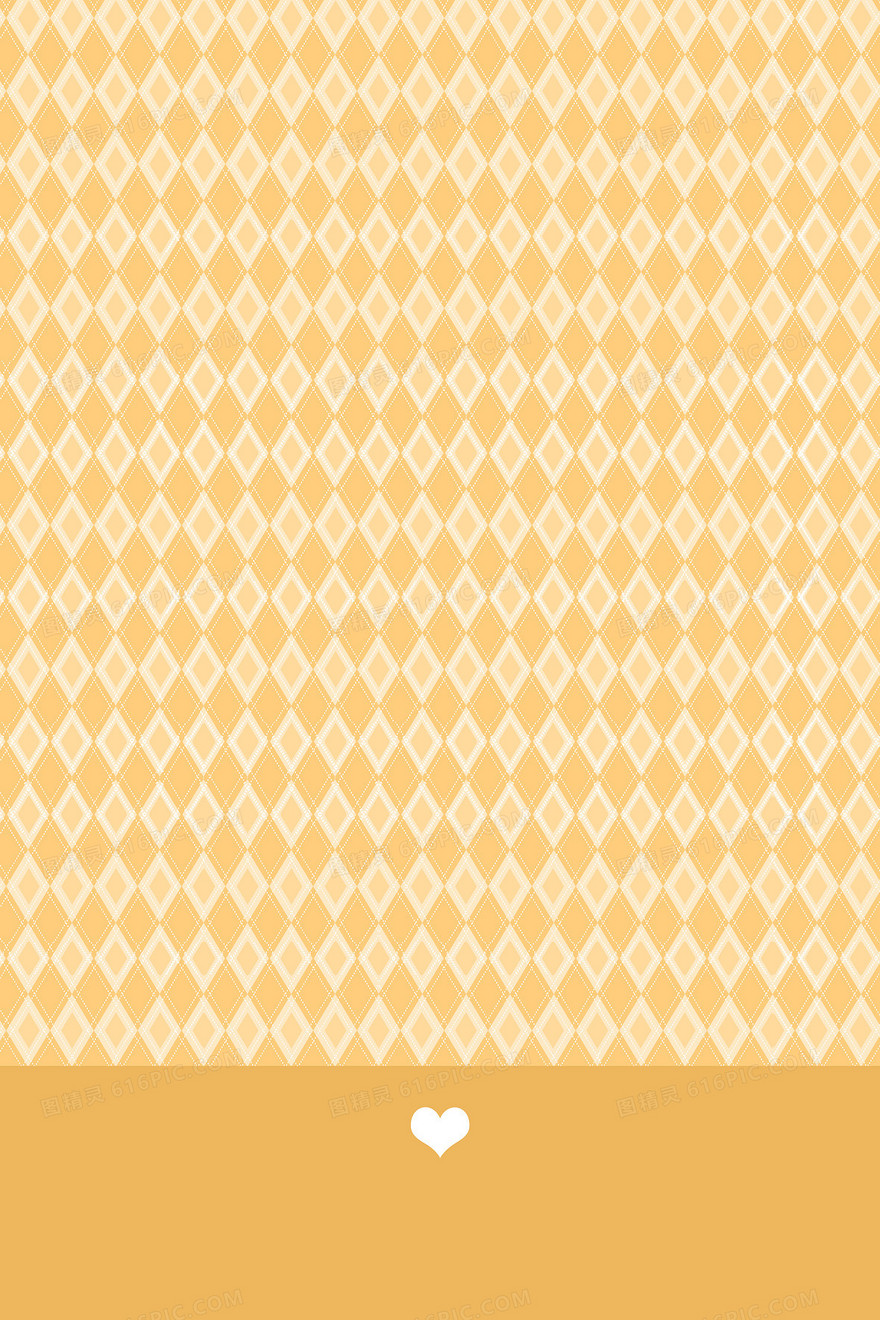 黄色质感菱形格子背景