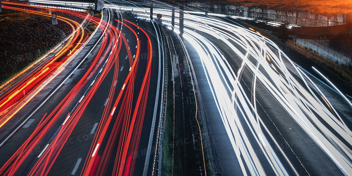 公路摄影图速度感隧道背景