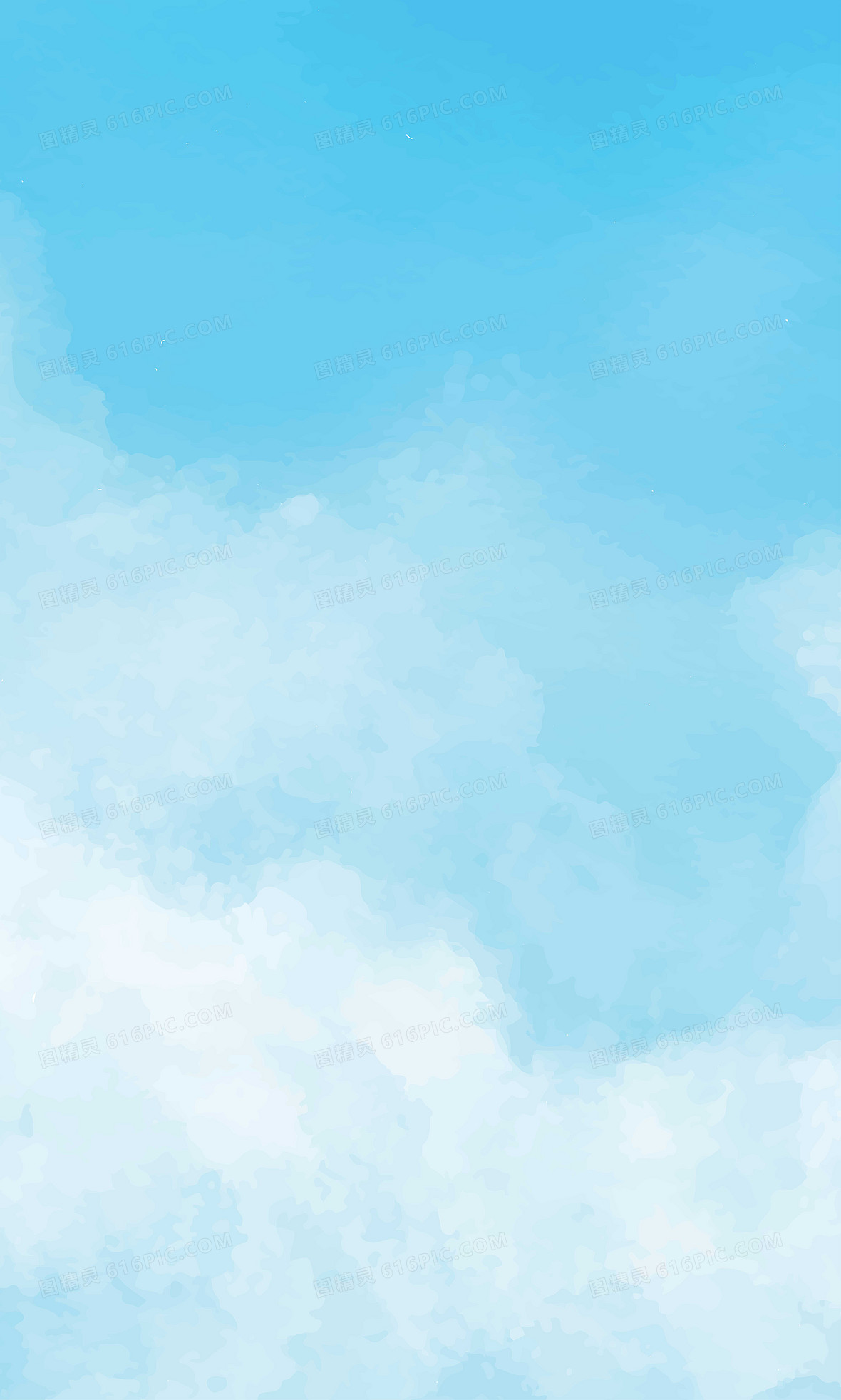 关键词:              水彩 彩色 蓝色 淡蓝 天空 云 水彩墨