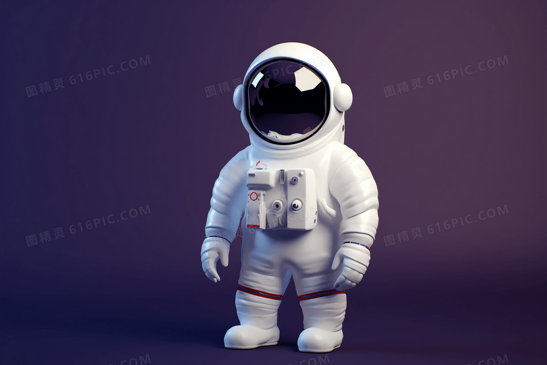 可爱的宇航员C4D模型