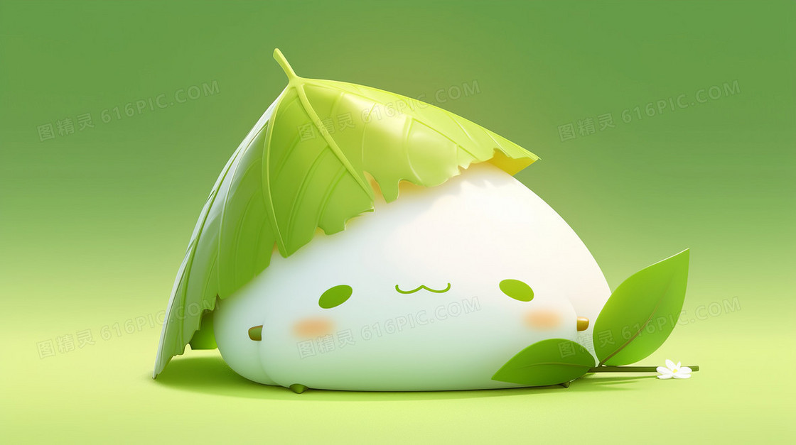 卡通可爱的三角饭团
