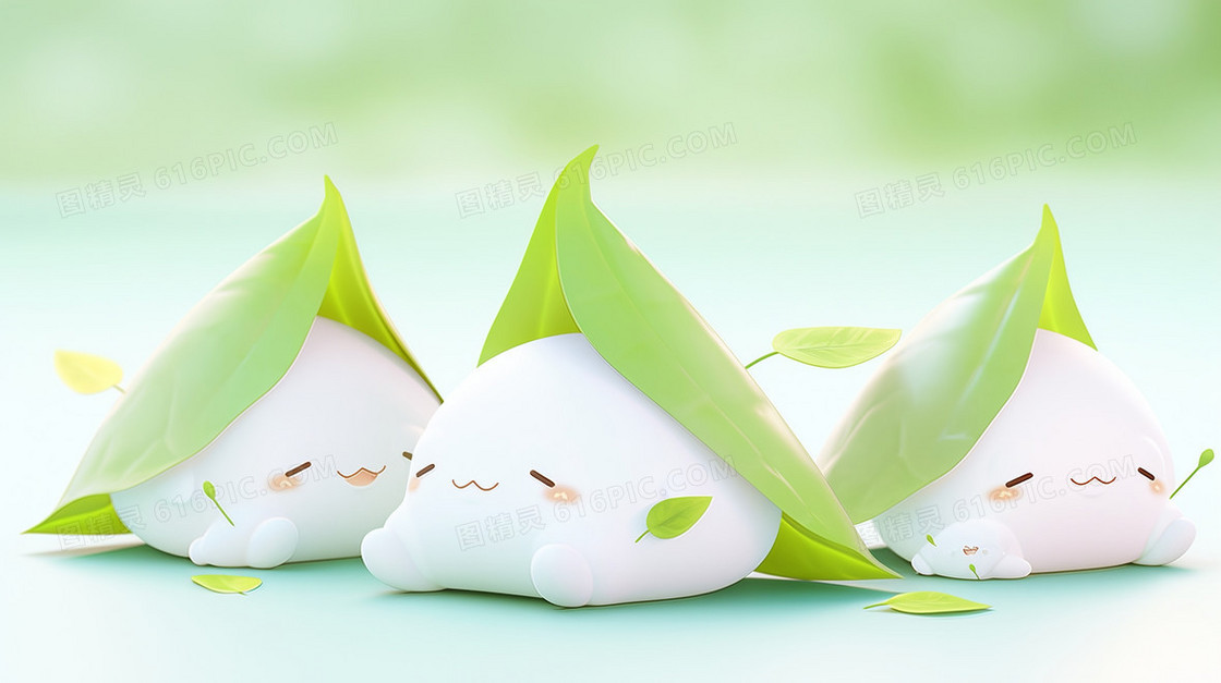 可爱的粽子饭团