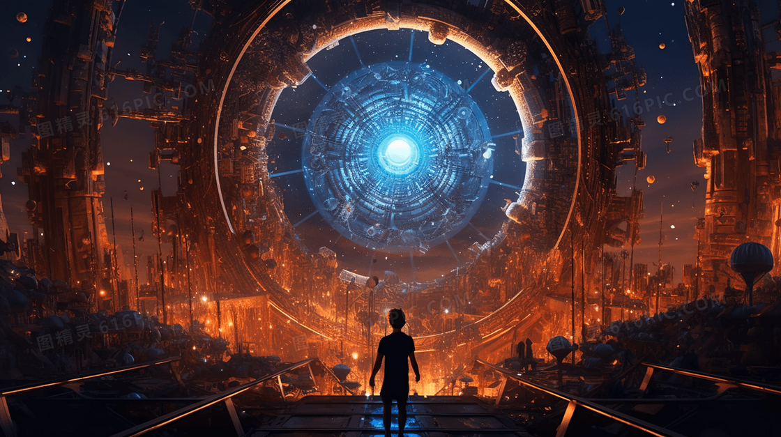 梦幻科技感宇宙探索