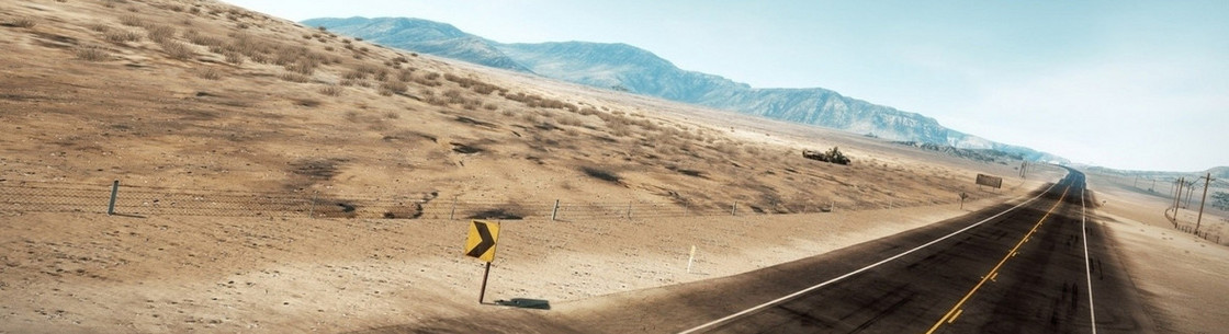 沙漠公路banner创意设计