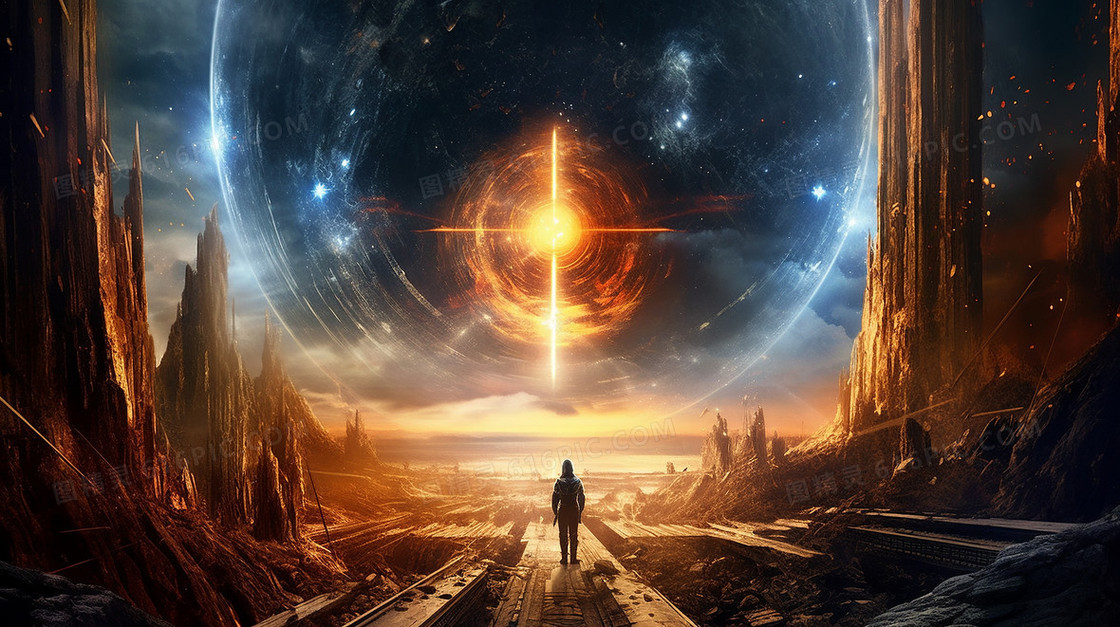 大气神奇的太空宇宙行星星云景观
