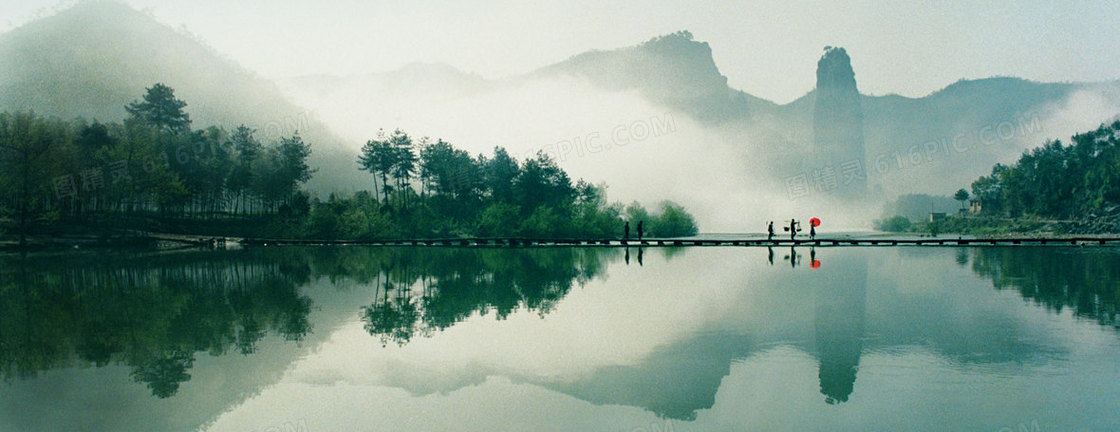 山水中国风背景