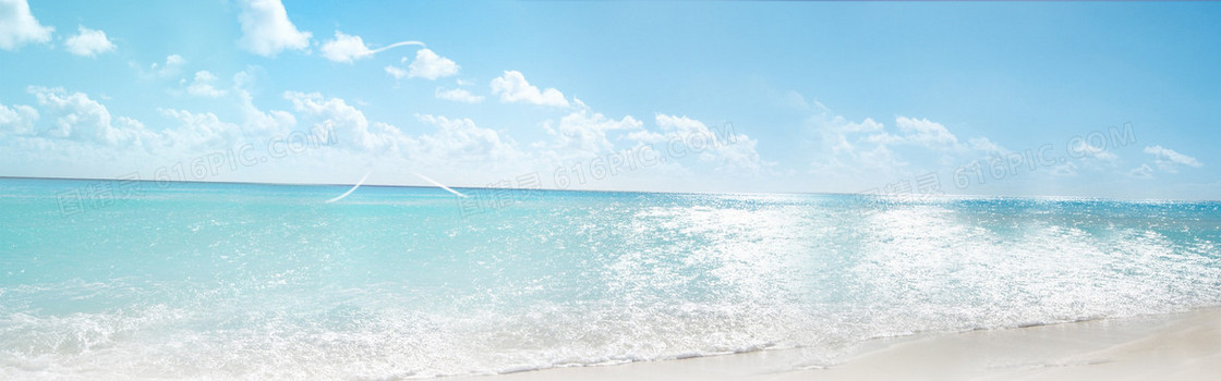 大气夏季女装海滩背景