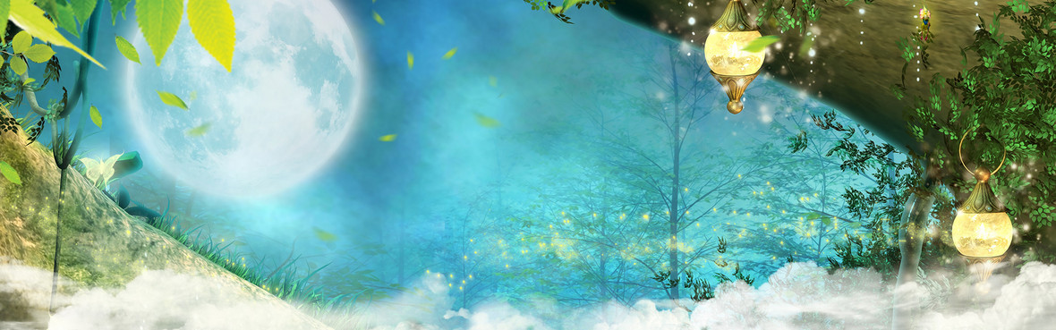淘宝背景图 梦幻 七夕 七夕背景banner
