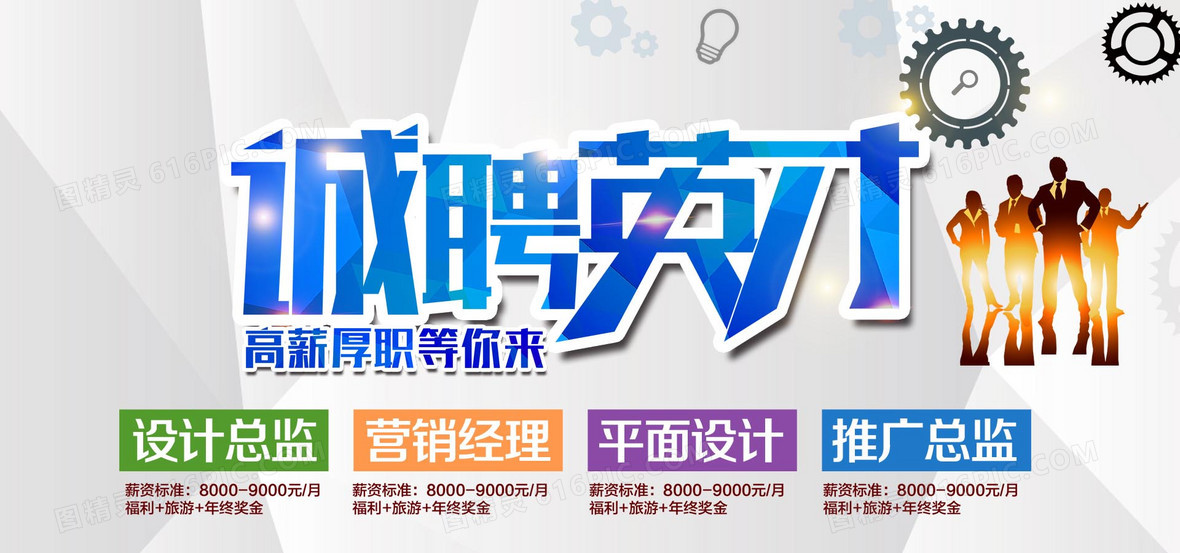 诚聘招聘人才banner