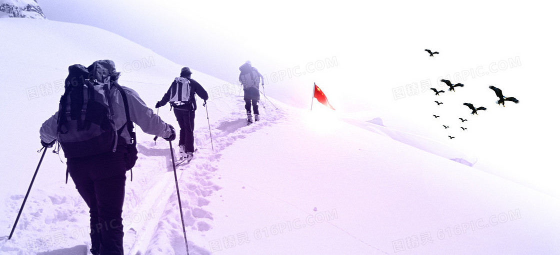 雪地背景