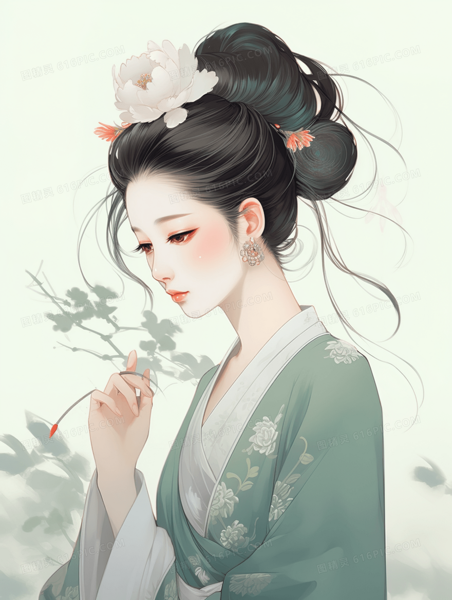 中国风古典美女插画