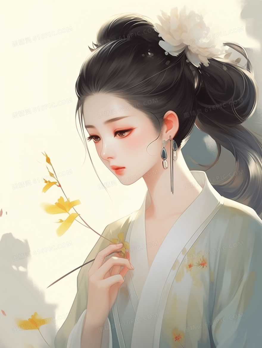 中国风古典美女插画