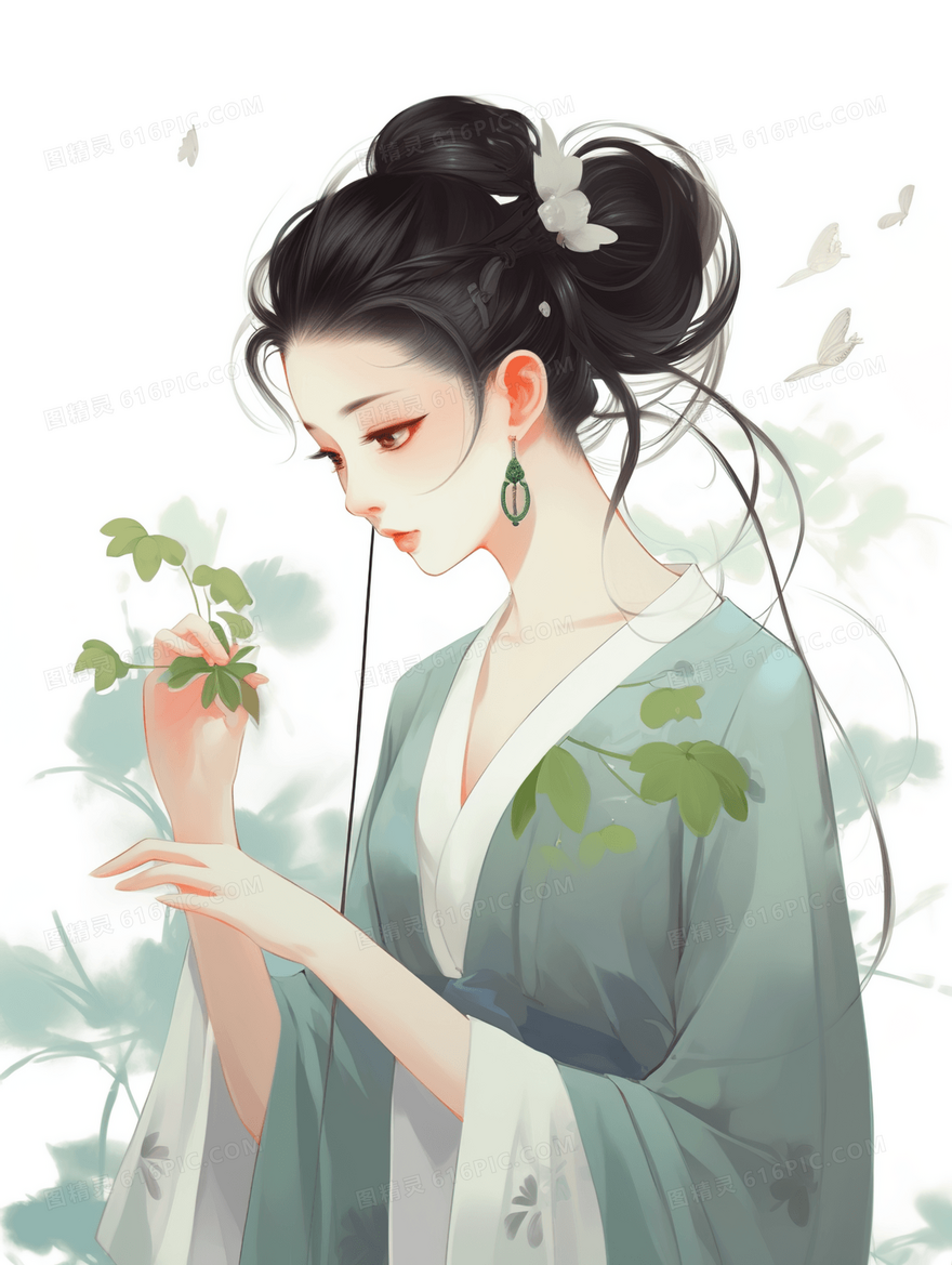 中国风古典美女插画