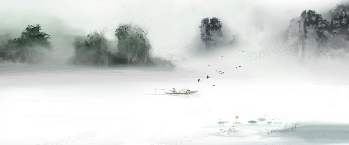 中国风背景海报