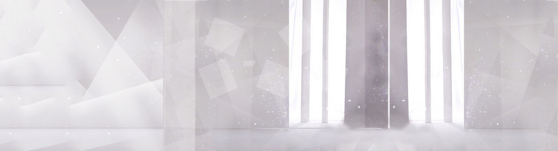 淘宝男鞋灰色几何立体多边形背景banner