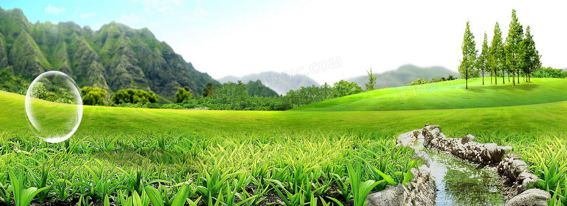创意自然简约背景