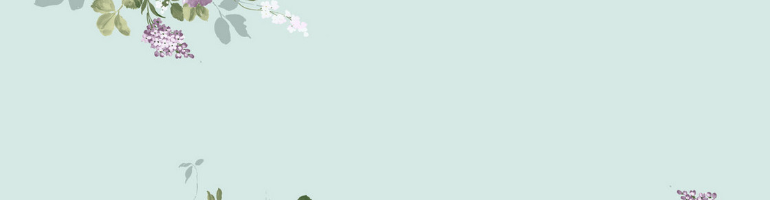 淡蓝色植物景色图