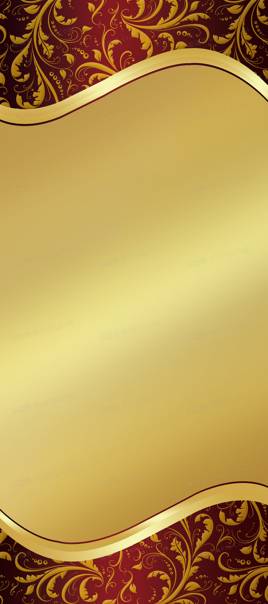 X展架欧式风格金色高端背景素材