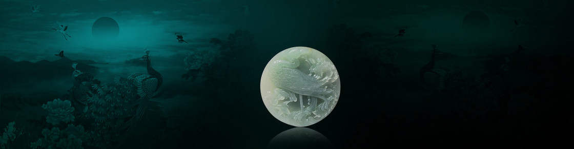 深色玉奢华背景banner