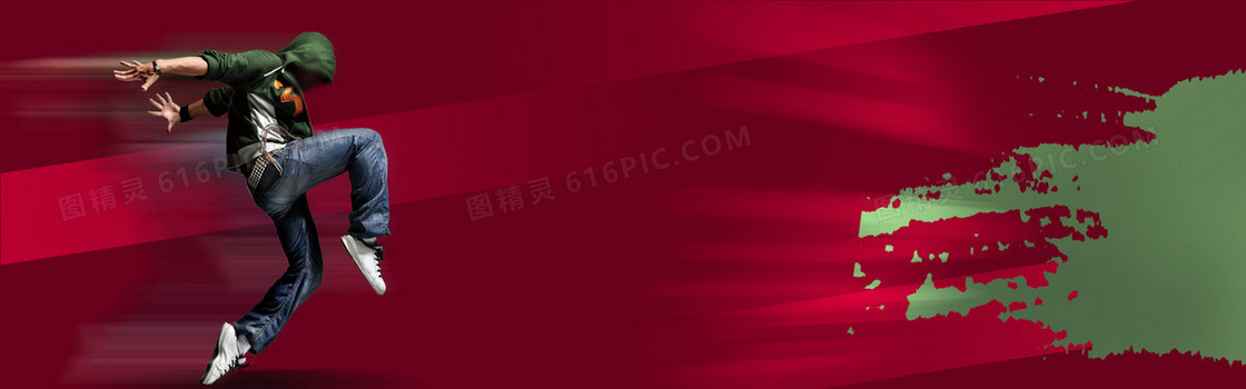 炫酷运动跑步背景banner