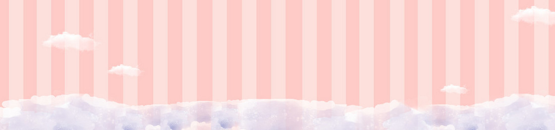 情人节可爱浪漫粉色条纹淘宝海报背景