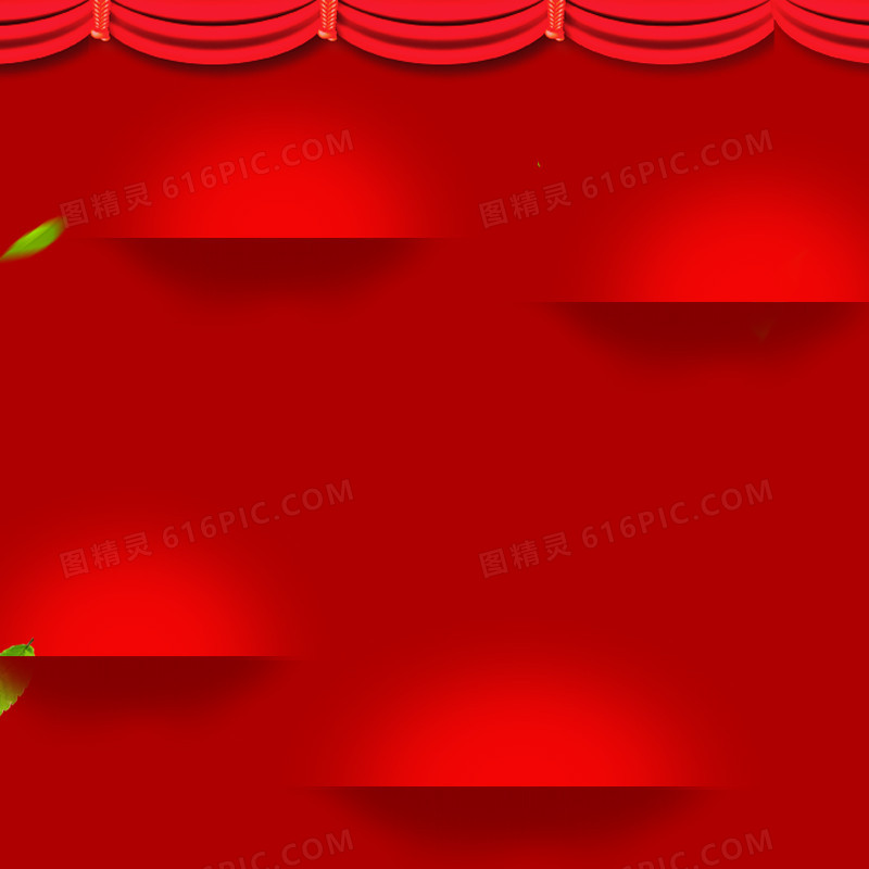 中国红大气简约背景图