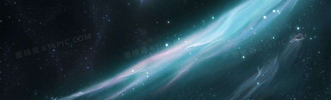 宇宙星空银河背景banner