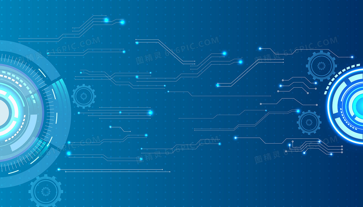 科幻科技感科技风高科技商务 图精灵为您提供蓝色代码机器背景免费