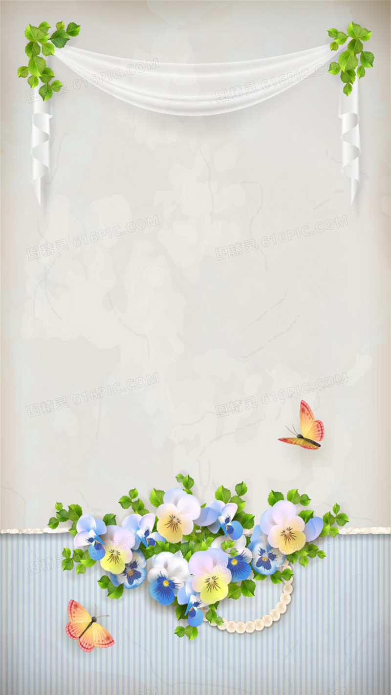 矢量清新花卉背景背景图片下载_800x800像素jpg格式